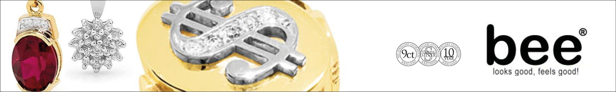Internationella smycken med 10 års garanti från Australian Bee på Guldsmykket.dk